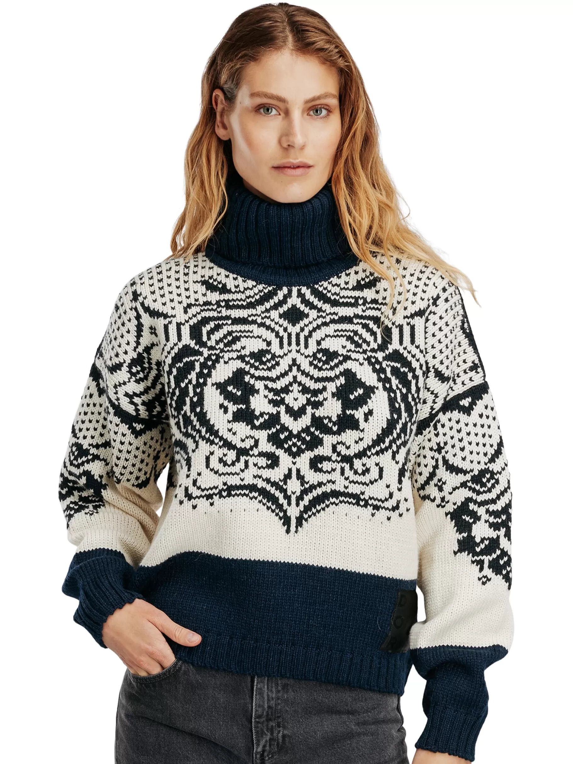 Dame Dale of Norway Blomdalen Genser Alpakka