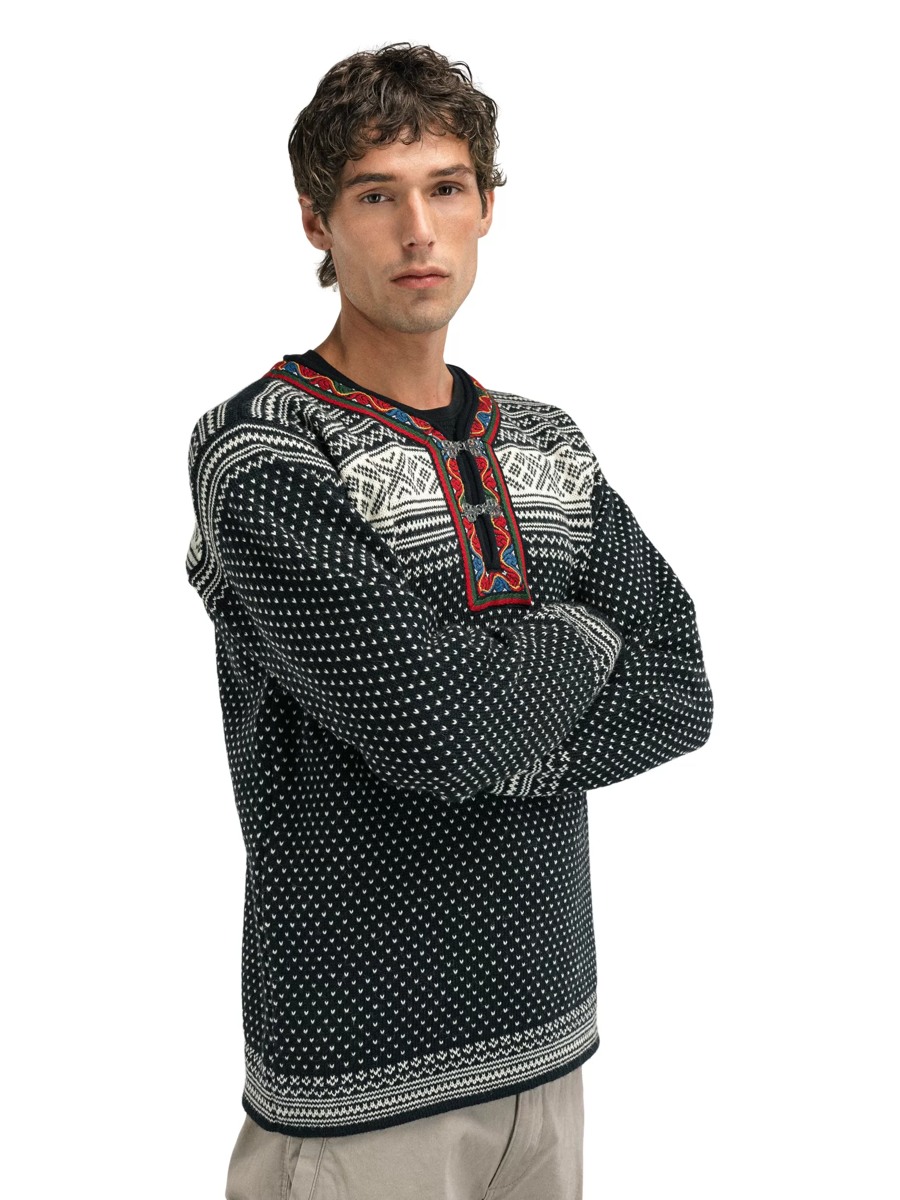 setesdal_genser_unisex__norsk_ull_2.webp Dame Dale of Norway Setesdal Genser Unisex - Norsk Ull
