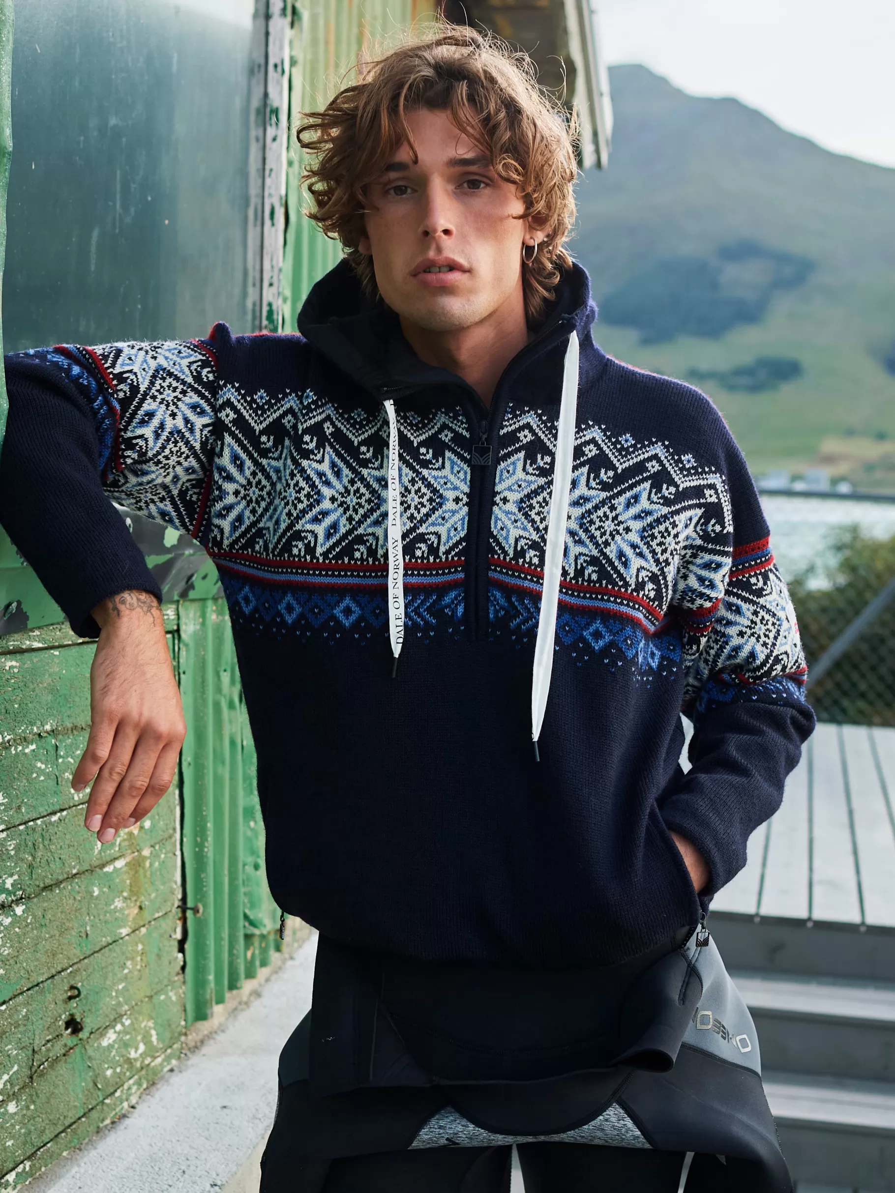 Herre Dale of Norway Vail Weatherproof Hoodie Norsk Ull Herre