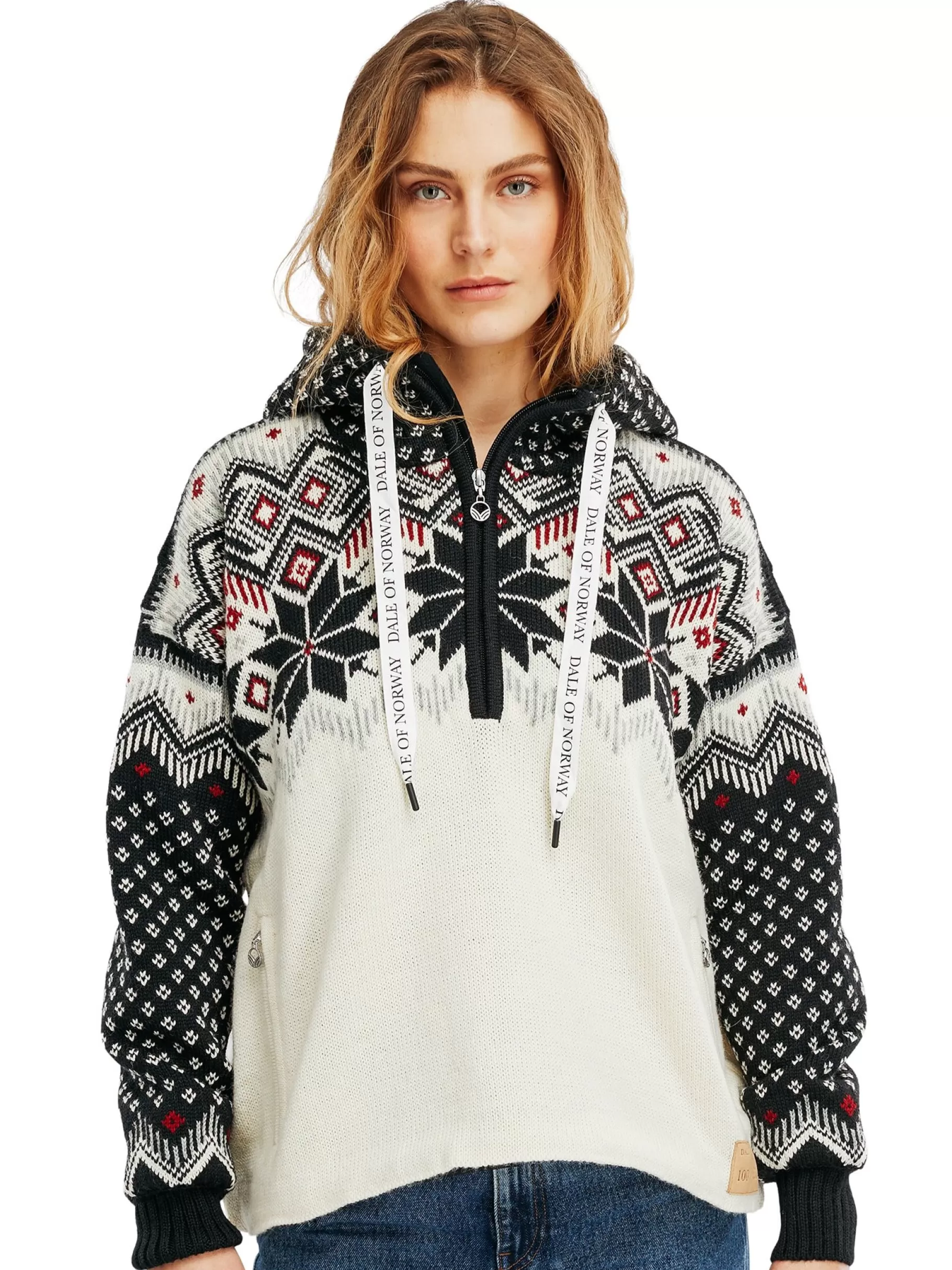 Dame Dale of Norway Vilja Weatherproof Hettegenser - Norsk Ull
